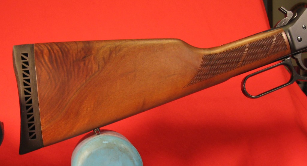 Butt Stock of the Henry. Walnut with good figure.