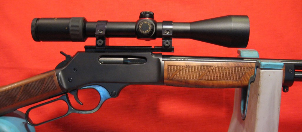 Henry with Simmons 44 Mag 4-12X Scope